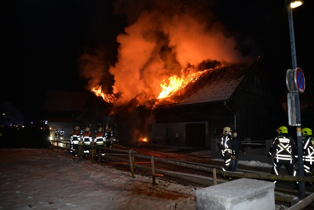 BR-Dachstuhlbrand Groxstrasse 110